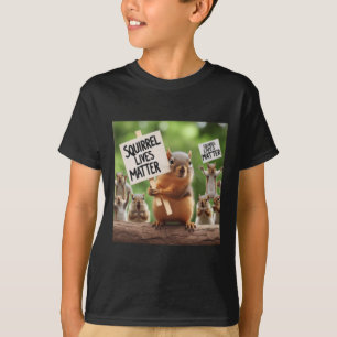 Eekhoorn leeft Sticker T-shirt