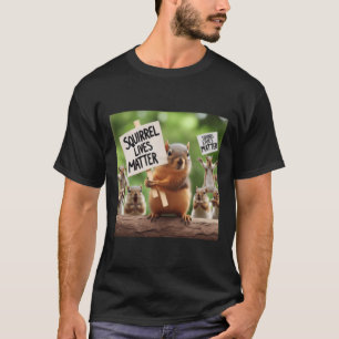 Eekhoorn leeft Sticker T-shirt