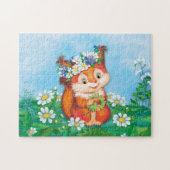 eekhoorn legpuzzel (Horizontaal)