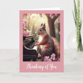 Eekhoorn Leuk Dier Denken aan Je Kaart
