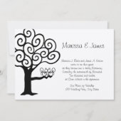 Eekhoorn liefde bruiloft kaart (Voorkant)