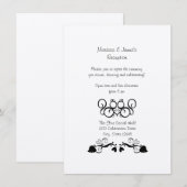 Eekhoorn liefde bruiloft receptie Kaart (Voorkant / Achterkant)