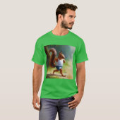Eekhoorn loopt t-shirt (Voorkant volledig)