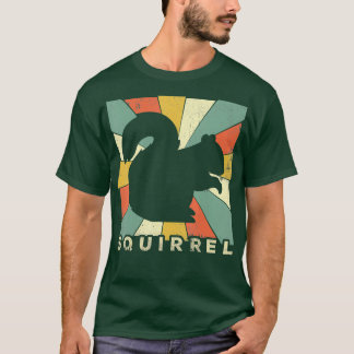  eekhoorn Lover Retro Style Dier T-shirt