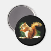 eekhoorn magneet (Voorkant / Achterkant)