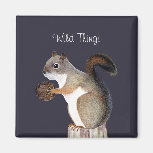 eekhoorn magneet (Voorkant)