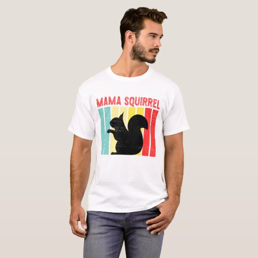 Eekhoorn Mama T-shirt (Voorkant volledig)