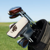 Eekhoorn met aangepaste naam Schattige Woodland Cr Golfheadcover (Insitu)