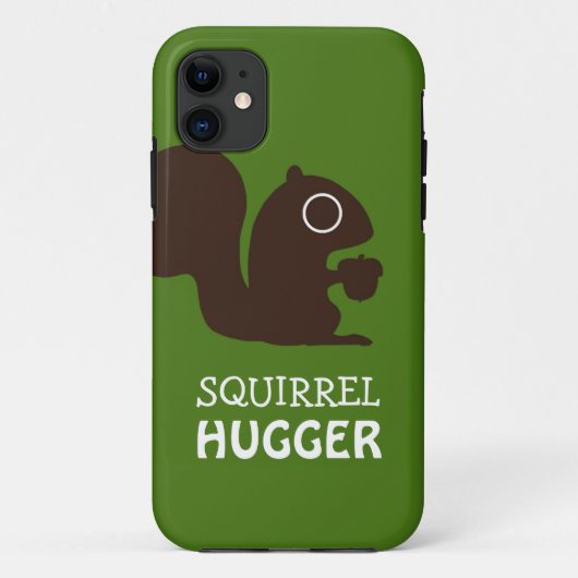 Eekhoorn met aangepaste tekst Case-Mate iPhone case (Achterkant)