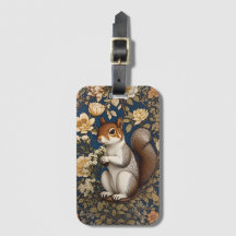 Eekhoorn met Acacia Bloemen William Morris