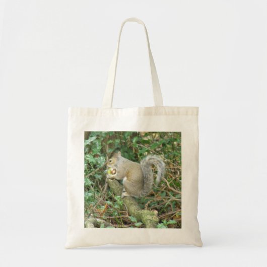 Eekhoorn met Acorn-Canvas tas (Voorkant)