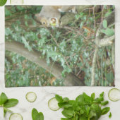 Eekhoorn met Acorn Kitchen Towel Theedoek (Gevouwen)