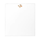 Eekhoorn met Acorn-laptop Notitieblok (Voorkant)