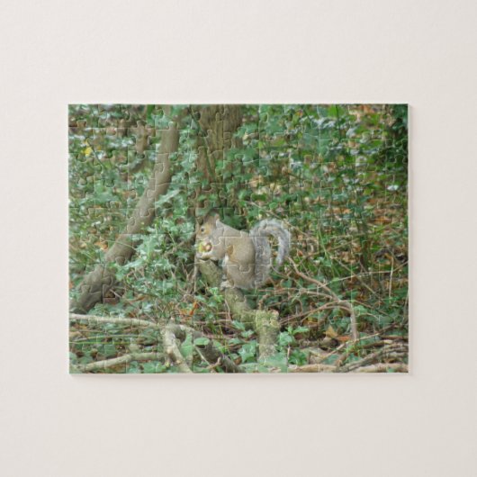 Eekhoorn met Acorn Puzzle Legpuzzel (Horizontaal)