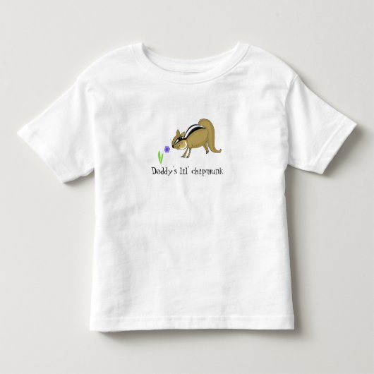 Eekhoorn met Bloem en Tekst Kinder Shirts (Voorkant)