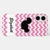 Eekhoorn met Chevron Patroon Case-Mate iPhone Case (Achterkant (horizontaal))