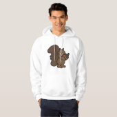 Eekhoorn met een eikel hoodie (Voorkant volledig)