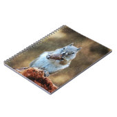 Eekhoorn met een pijnkanon notitieboek (Linkerzijde)