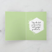 Eekhoorn met een verjaardagsfeestje Kaart (Binnen)