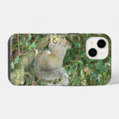 Eekhoorn met eikel iPhone hoesje (Achterkant horizontaal)