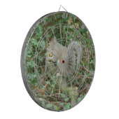 Eekhoorn met het Dartboard van de Eikel Dartbord (Voorkant Links)