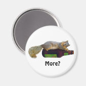 Eekhoorn met lege bierfles magneet (Voorkant / Achterkant)