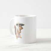 Eekhoorn met paddenstoel Mok (Voorkant links)