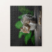 Eekhoorn met pinda's legpuzzel (Verticaal)