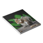 Eekhoorn met pinda's notitieblok (Schuin)