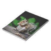 Eekhoorn met pinda's notitieblok (Linkerzijde)