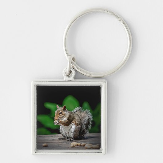 Eekhoorn met pinda's sleutelhanger (Voorkant)