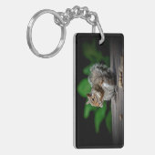 Eekhoorn met pinda's sleutelhanger (Voorkant Links)