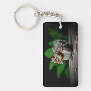 Eekhoorn met pinda's sleutelhanger