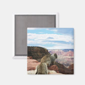 Eekhoorn met uitzicht op Grand Canyon, Arizona Magneet (Voorkant / Achterkant)