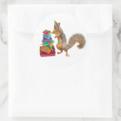 Eekhoorn met Verjaardag Cadeaus Sticker (Tas)