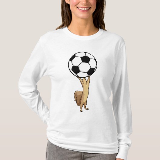 Eekhoorn met Voetbal T-shirt (Voorkant)