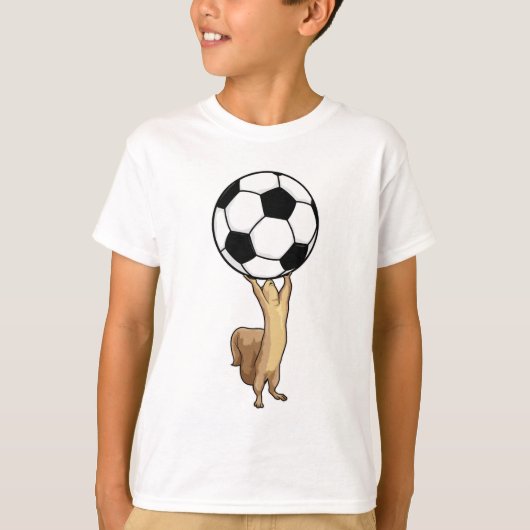 Eekhoorn met Voetbal T-shirt (Voorkant)