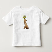 Eekhoorn met volleybal kinder shirts (Voorkant)