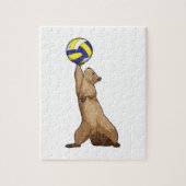 Eekhoorn met volleybal legpuzzel (Verticaal)