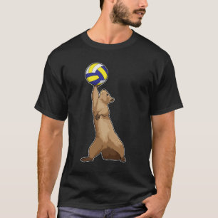 Eekhoorn met volleybal t-shirt
