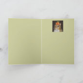 eekhoorn met wortelkaart kaart (Binnen)