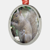 eekhoorn metalen ornament (Links)