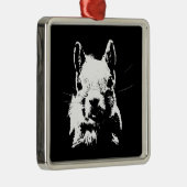 eekhoorn metalen ornament (Rechts)