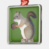eekhoorn metalen ornament (Links)