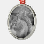 eekhoorn metalen ornament (Links)