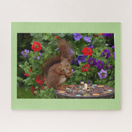 Eekhoorn Mijnbouw in de tuin Legpuzzel
