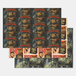 Eekhoorn Monster Films Inpakpapier Vel