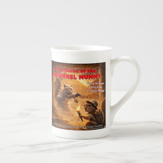 Eekhoorn Mummie Verwensing Film Parodie Porselein Kop (Rechts)