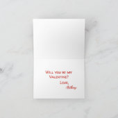 Eekhoorn Noten Over U Valentijnsdag Feestdagen Kaart (Binnen)