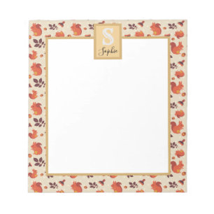 eekhoorn notitieblok